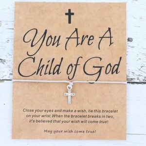 $1 MAKE A WISH CARD BRACELET. NEW. $1 WITH ANY $10 OR MORE